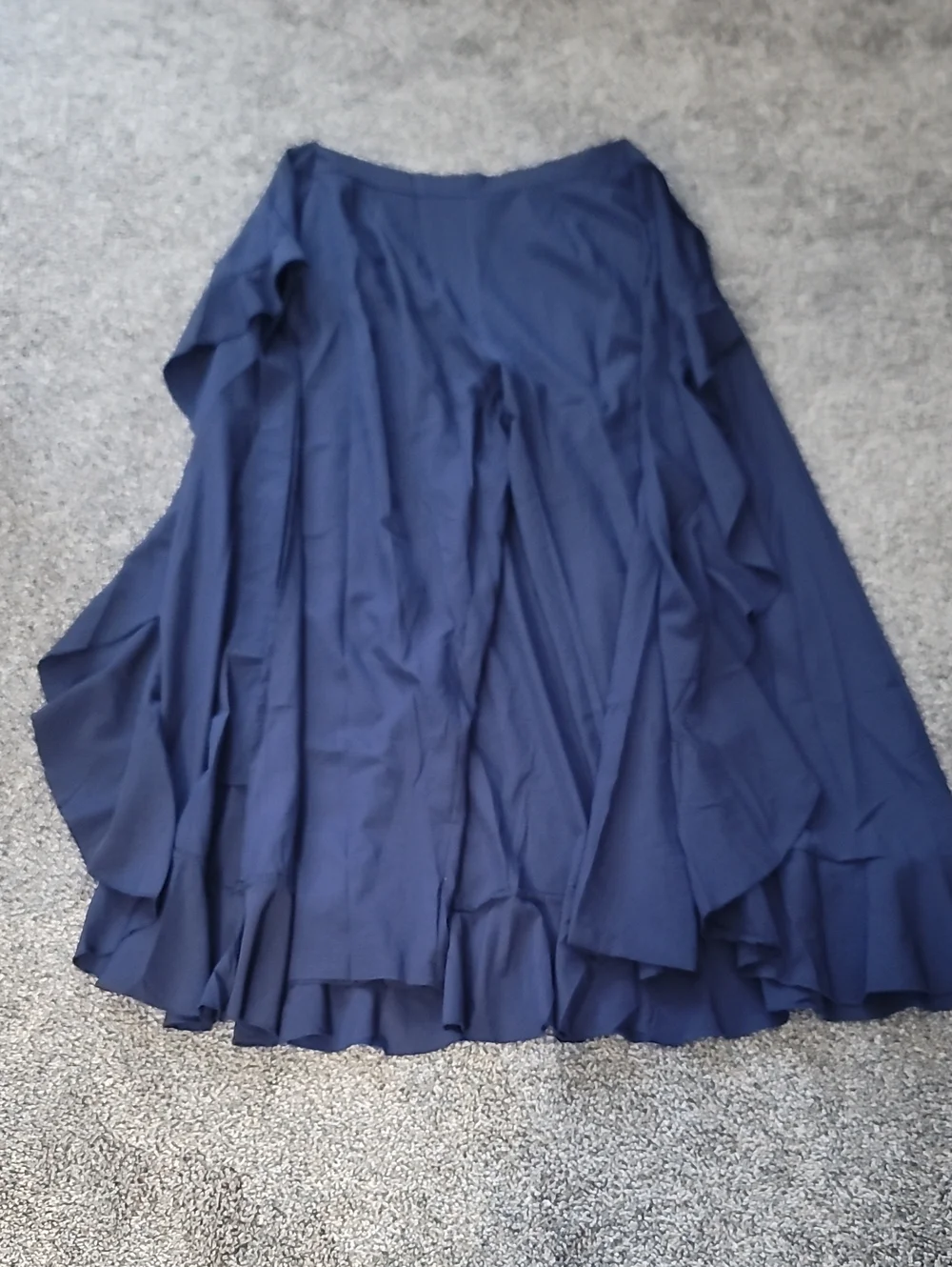Women's Navy Blue Full Circle Skirt
